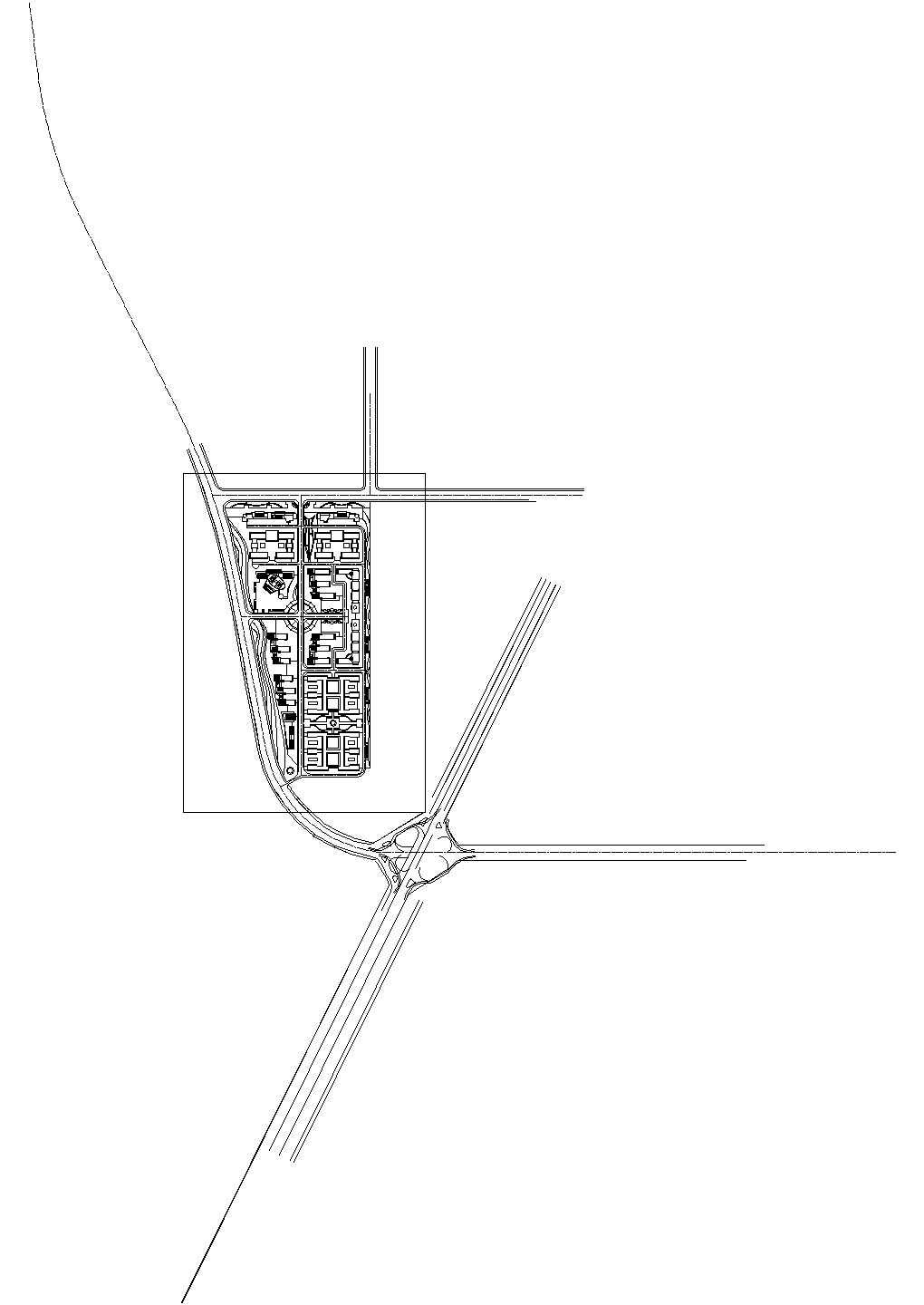 某经典标准大型工业园区规划设计施工CAD图纸