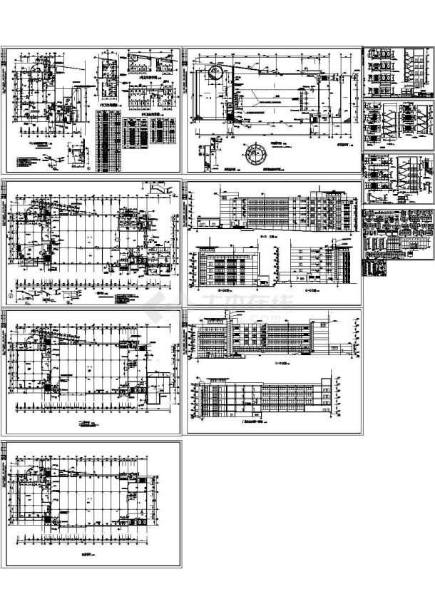 某经典标准嘉士达制衣厂建筑设计施工CAD图纸-图一