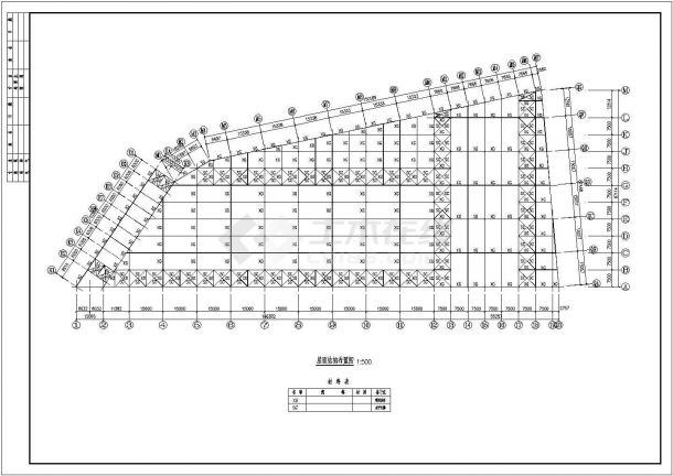 厂房设计_某现代标准成都西南石材2期厂房方案设计详细施工CAD图纸-图二