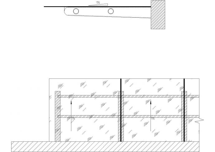 胶粘式雨棚做法大样与原钢结构焊接_图1