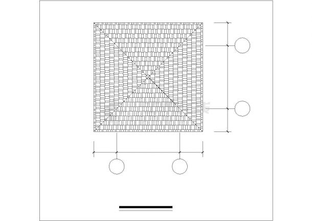 凉亭详图CAD建筑施工图-图二