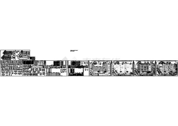广州某9600平米16层广场商住楼建筑设计CAD图纸-图二