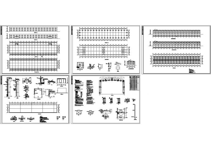 某现代标准印刷厂车间库房建筑设计详细施工CAD图纸_图1