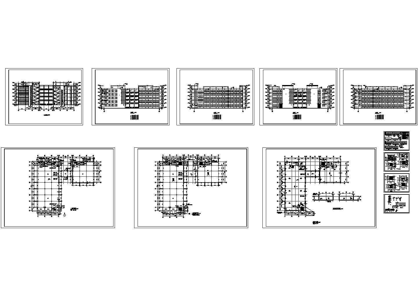 厂房设计_某现代标准厂房全套建筑设计详细施工CAD图纸