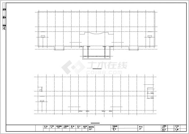厂房设计_某现代标准袜厂房综合楼建筑设计详细施工CAD图纸-图二
