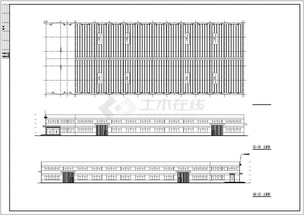 某现代标准日用品有限公司11号车间建筑设计详细施工CAD图纸-图二