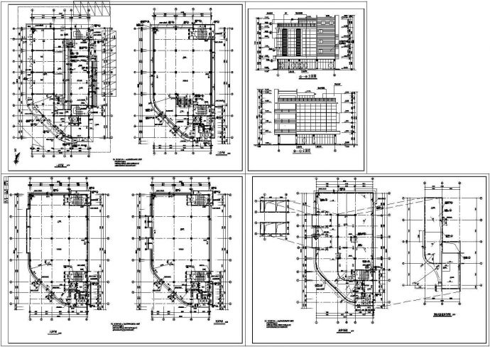 某现代标准农贸市场建筑全套设计详细施工CAD图纸_图1