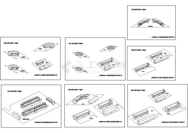 某现代标准药厂实验室建筑设计详细施工CAD图纸-图一