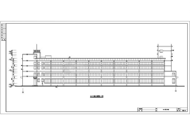 厂房设计_某现代标准大空间厂房建筑设计详细施工CAD图纸-图二