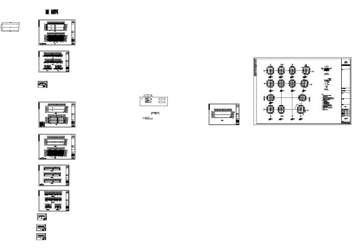 某现代标准型东升二厂C栋方案设计详细施工CAD图纸_图1