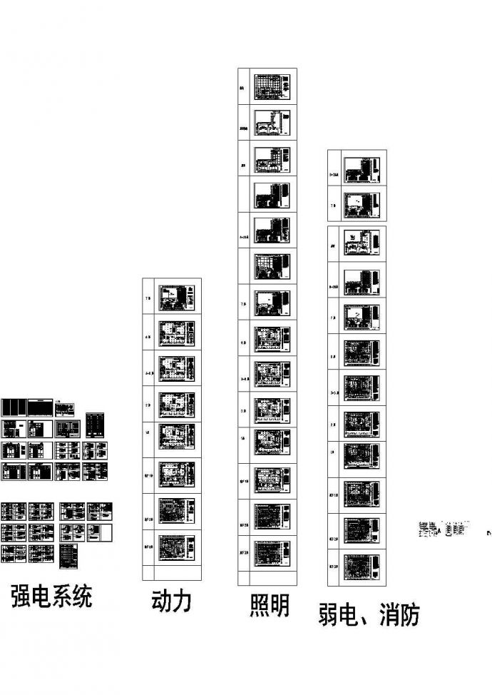 高层商业住宅综合楼电气施工全套图纸设计_图1