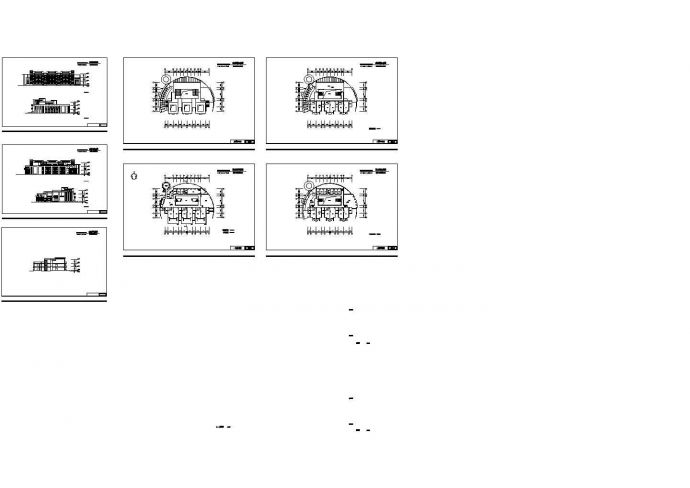 太原市某社区3层私立幼儿园建筑设计CAD图纸（带效果图）_图1