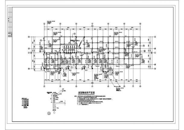 办公楼设计_某标准现代办公楼建筑结构全套设计详细施工CAD图纸-图二