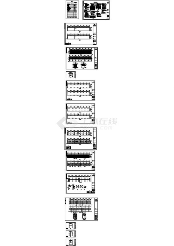 厂房设计_某标准现代石业有限公司扩建厂房设计详细施工CAD图纸-图一