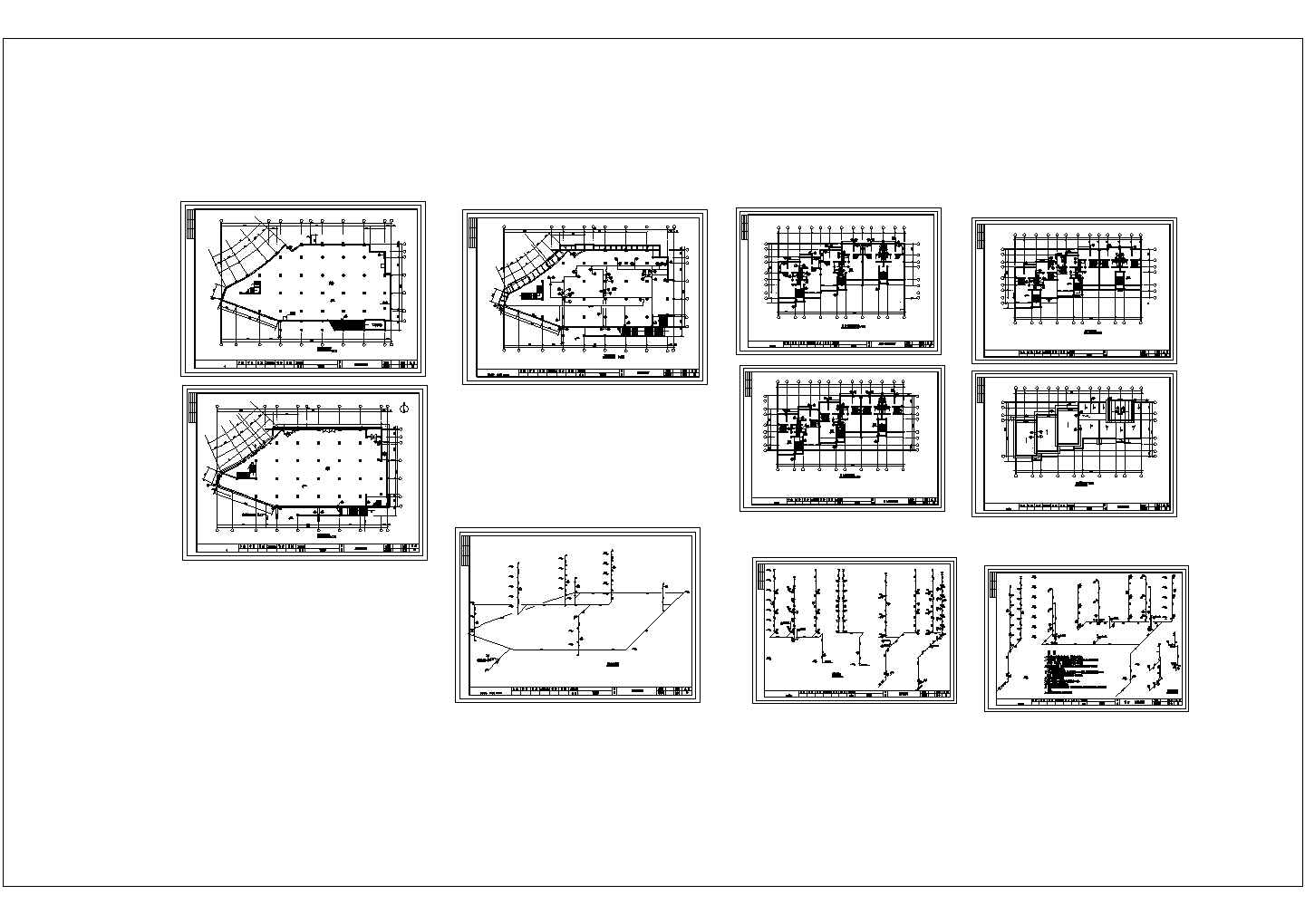 某商住楼给排水全套设计CAD图纸设计.dwg