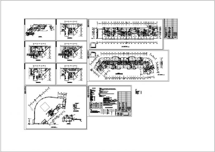 某13层商住综合楼空调机房全套设计CAD图纸设计.dwg_图1