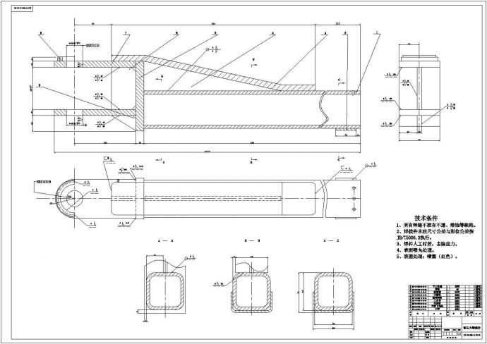 大型汽车升降机（举升机）全套设计CAD图纸_图1