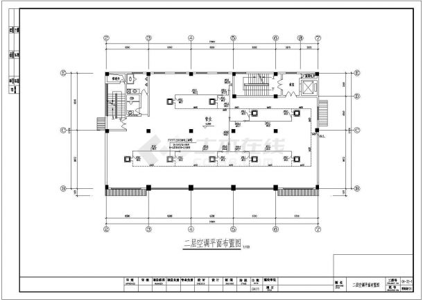 某商场建筑楼VRV空调通风系统设计cad 全套施工图（ 含设计说明，含人防系统设计）-图一