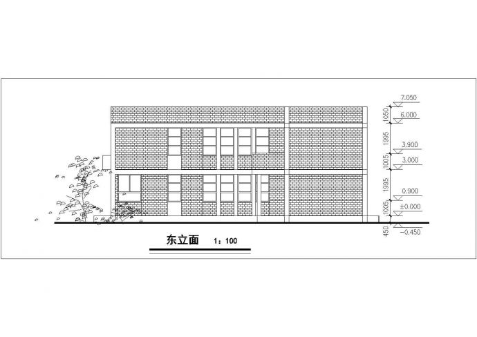 衢州市某别墅去210平米2层混合结构单体休闲别墅设计CAD图纸_图1