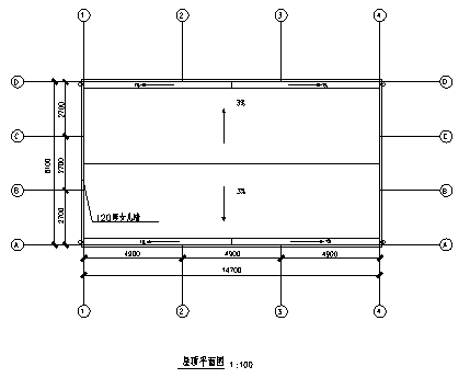 住宅楼设计_某二层经典钢筋混凝土框架结构住宅楼建筑施工cad图(含毕业设计)-图一