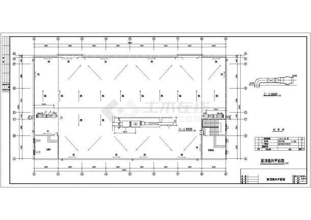 某中型商场中心建筑中央空调工程系统设计 cad平面施工图-图二