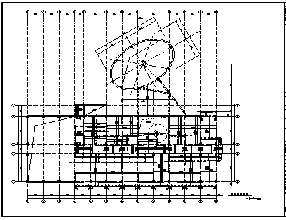 商务楼设计_某四层框架结构商务楼全套结构施工cad图(含毕业设计)-图二