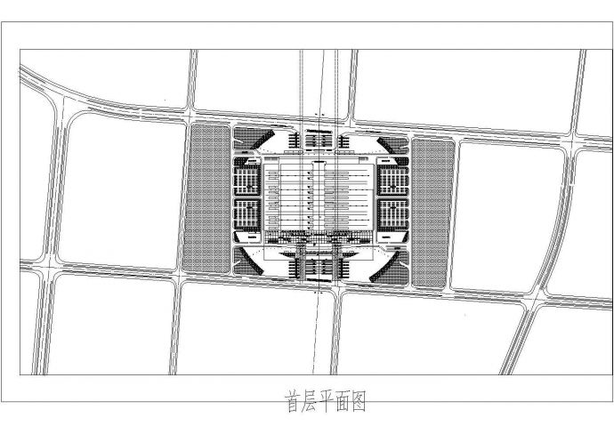 某高铁站建筑规划方案设计_图1