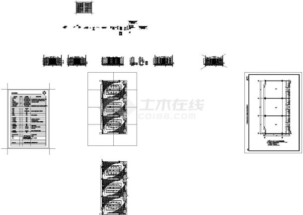 广东生态园林主题会议酒店施工图,二层3#、4#、5#会议室.dwg-图一