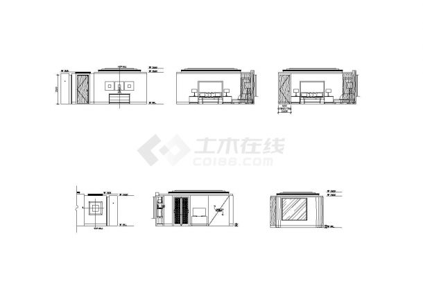 北京高档品牌酒店标准客房区施工图-K3.dwg-图一