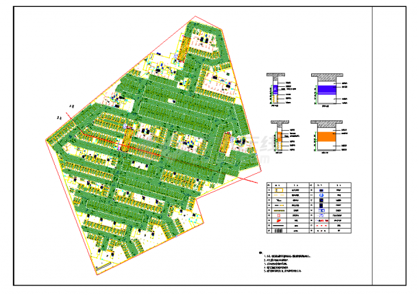 沁园村居住安置房工程 交通标示系统设计-图二
