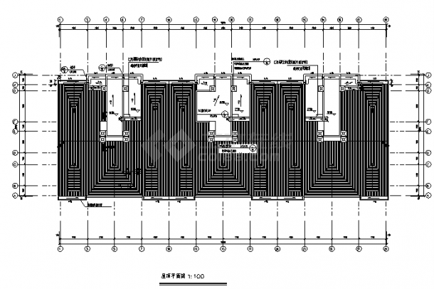 住宅楼设计_某地上13层地下1层框架剪力墙结构住宅楼建筑施工cad图(含毕业设计)-图一