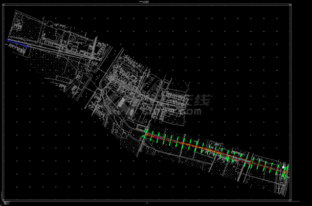 某区域三级公路施工CAD精细图-图二