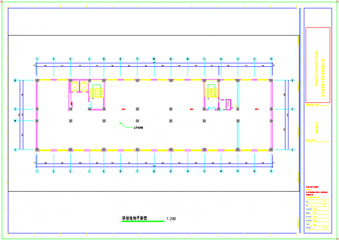 经典火锅超市施工设计CAD布置图_图1