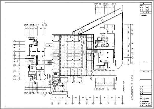 地下停车场电气照明设计方案CAD图纸-图二