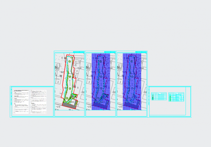 惊鸿市场西侧景观提升改造工程CAD设计图_图1