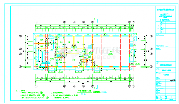 某2层钢结构食堂水电暖全套建筑设计cad施工图（全专业）-图一