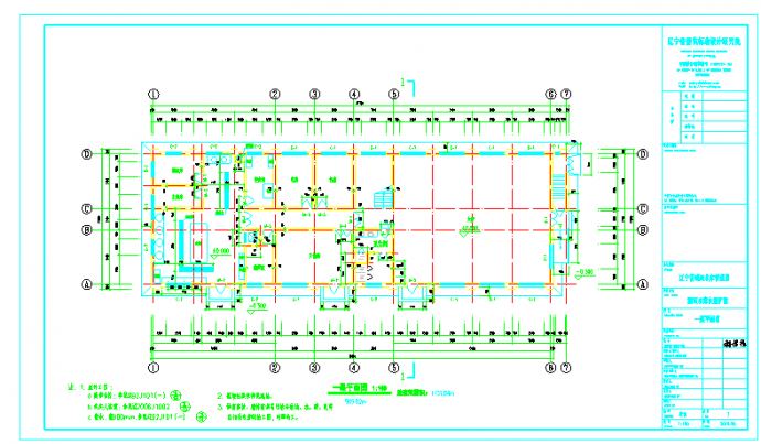 某2层钢结构食堂水电暖全套建筑设计cad施工图（全专业）_图1