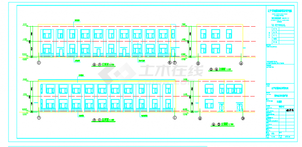 某2层钢结构食堂水电暖全套建筑设计cad施工图（全专业）-图二