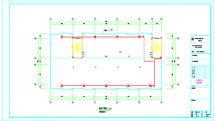 宿舍楼暖气片供暖施工图CAD_图1