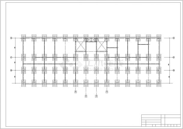 某5层钢框架结构宾馆毕业设计cad全套建筑施工图（含设计说明，含结构设计，含计算书）-图一