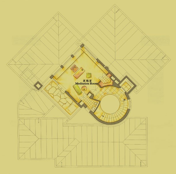 某三层带地下层框架结构别墅设计cad建筑施工图（含户型图，含效果图）_图1