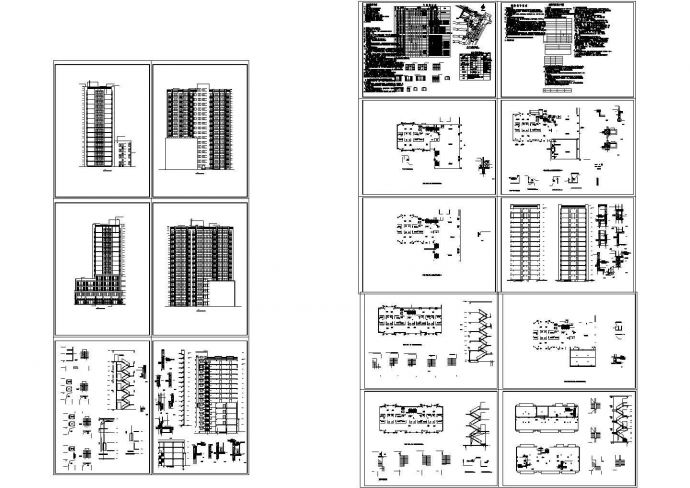  [山东]某十六层公寓楼建筑施工图，16张图纸。_图1