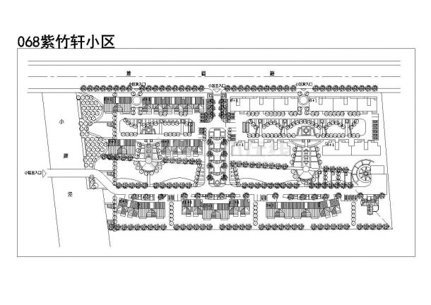 [上海]某住宅小区规划设计方案，1张图纸。-图一