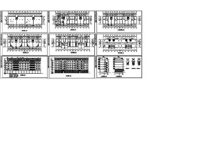江南地区某商住楼建筑设计施工CAD全套图纸_图1