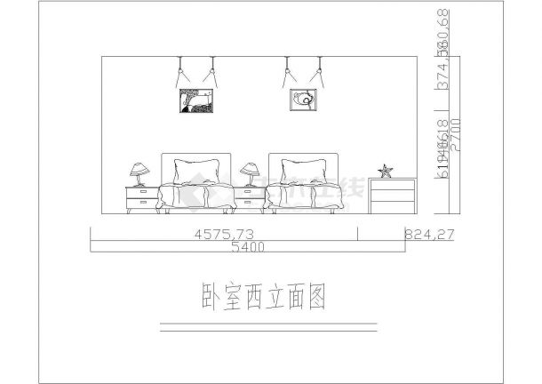三层经典住宅建筑设计施工图（含效果图）-图二