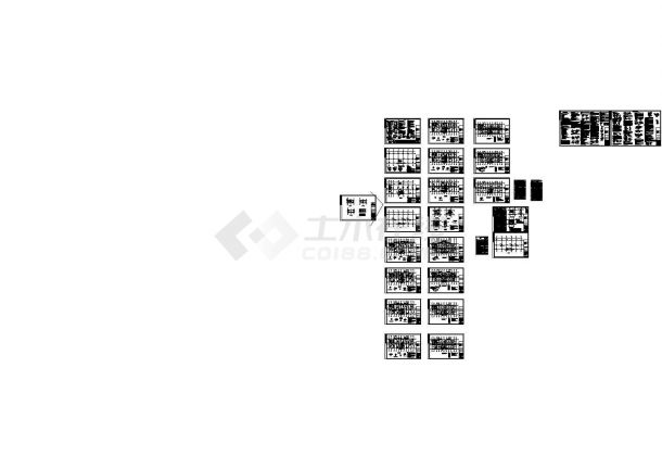 办公楼设计_[安顺]7层框架办公楼结构设计图，24张图纸。-图一
