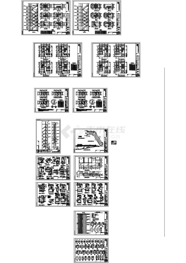 紫虹嘉苑六号楼建筑方案设计CAD-图一