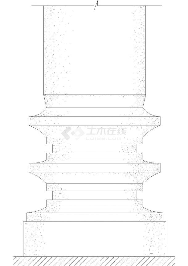 建筑装修常用中式柱设计cad素材图例大全（甲级院设计，种类齐全）-图二