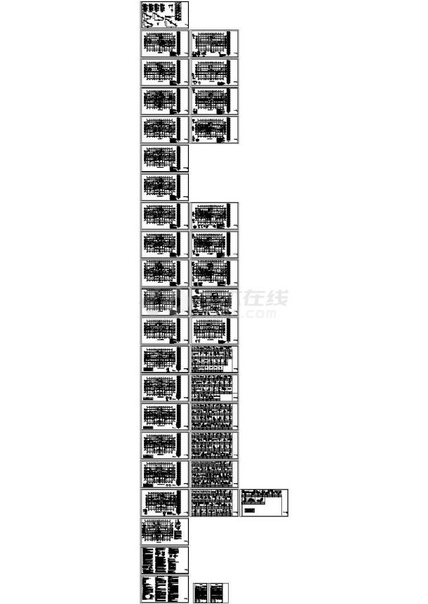 [大连]地上37层地下3层剪力墙住宅楼结构施工图-图一