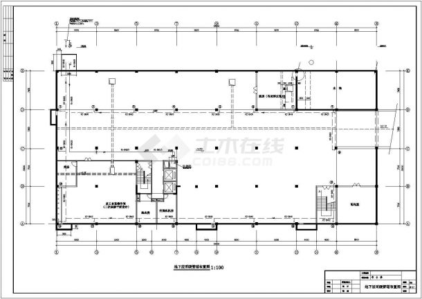 某多层综合大楼散热器采暖系统设计施工CAD图-图一
